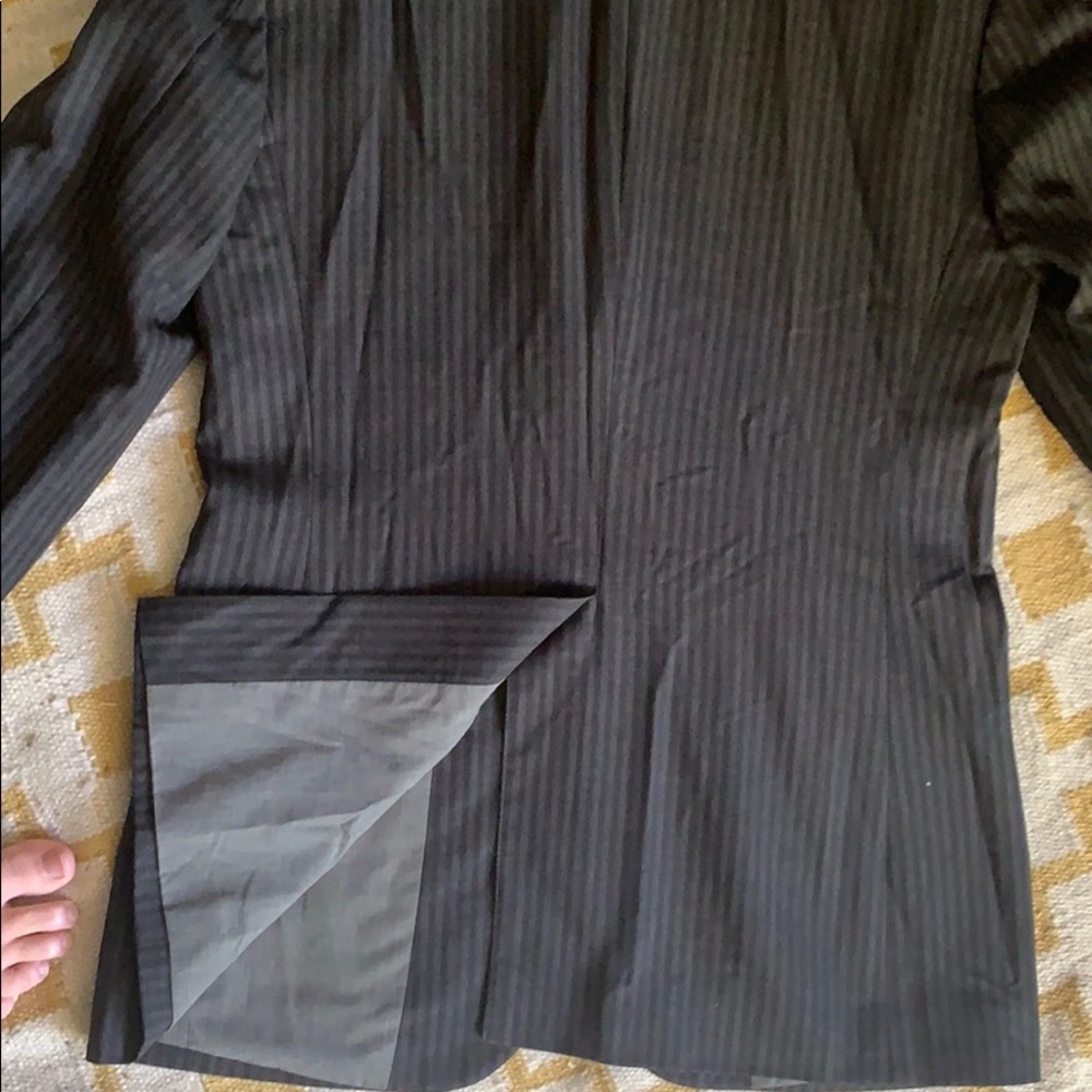 Marc by Marc Jacobs Grey Pin Striped Blazer